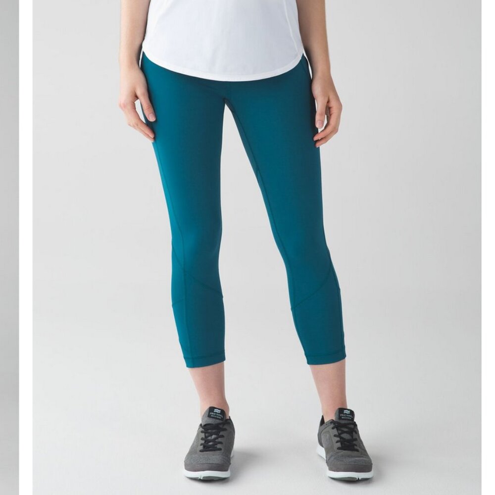 Lululemon Pace Rival Crop Tofino Teal 6